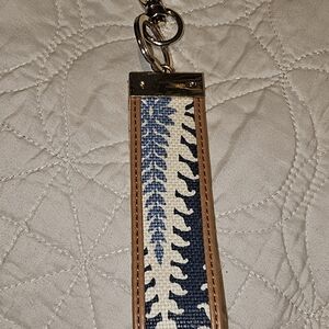Spartina 449 Navy and Tan Key Holder
